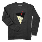 SWEATSHIRT: Triangle Rocket (Charcoal)