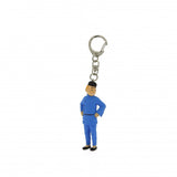 PVC KEYRING: Tintin Blue Lotus (small)