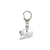 PVC KEYRING: Snowy Lying (small)